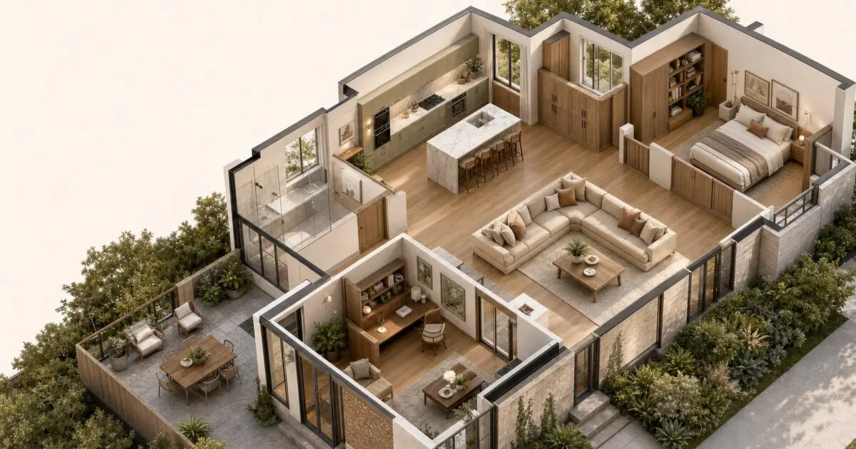 3D Room Design AI官网首页截图
