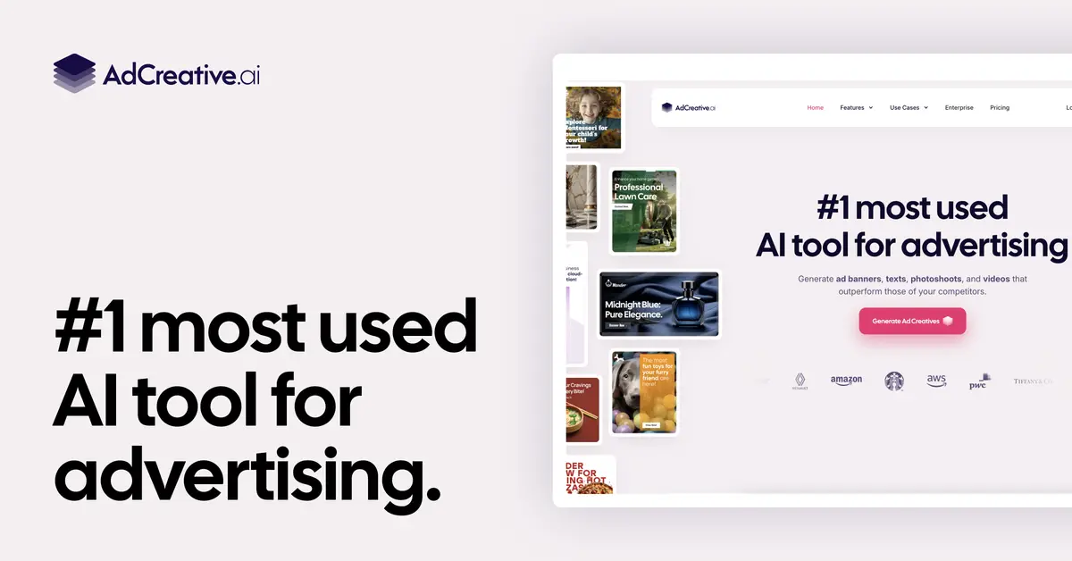 AdCreative.ai官网首页截图