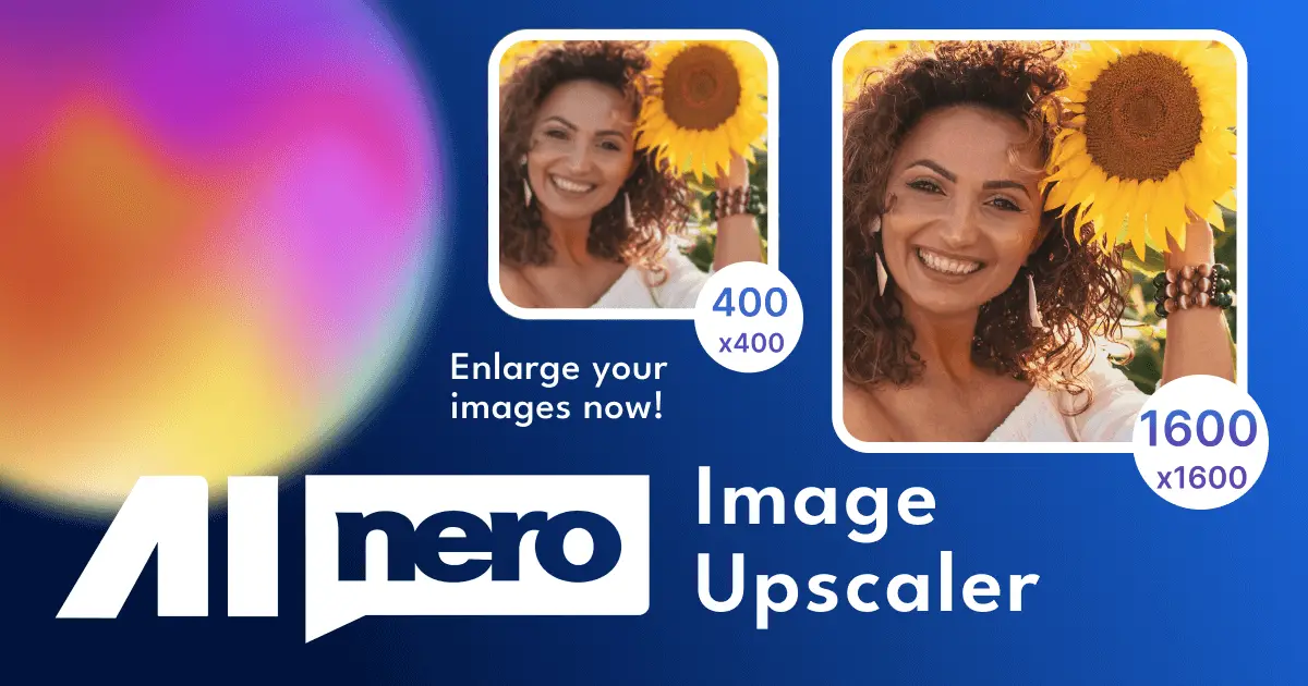 Nero Image Upscaler官网首页截图