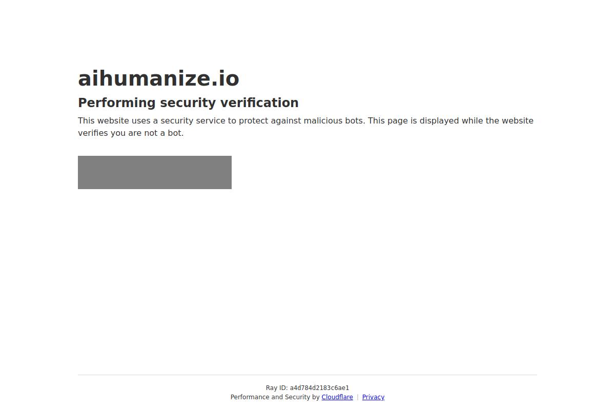 AI Humanize官网首页截图