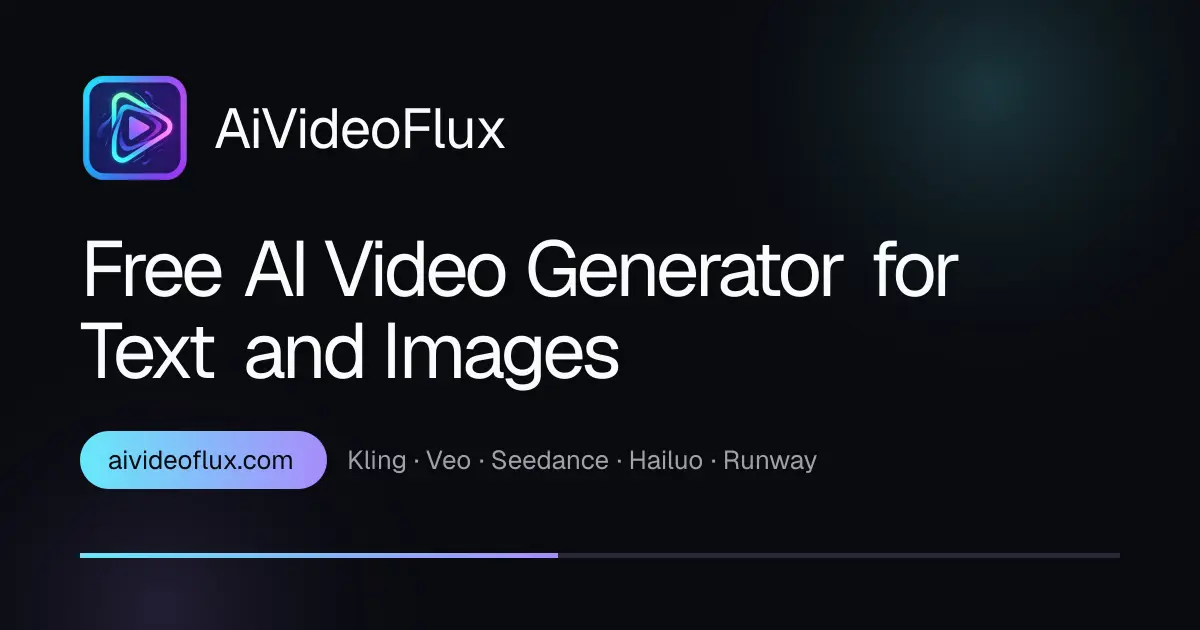 AiVideoFlux官网首页截图