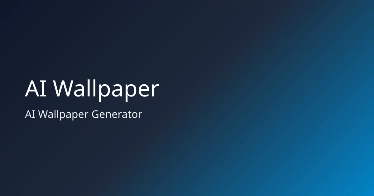 AI Wallpaper官网首页截图