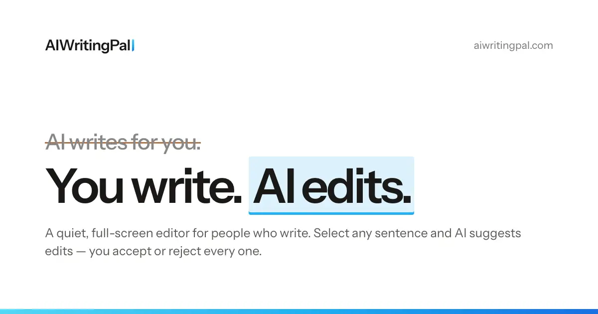 AIWritingPal官网首页截图