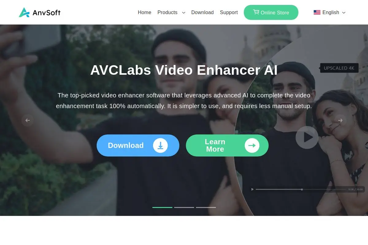 Anvsoft官网首页截图
