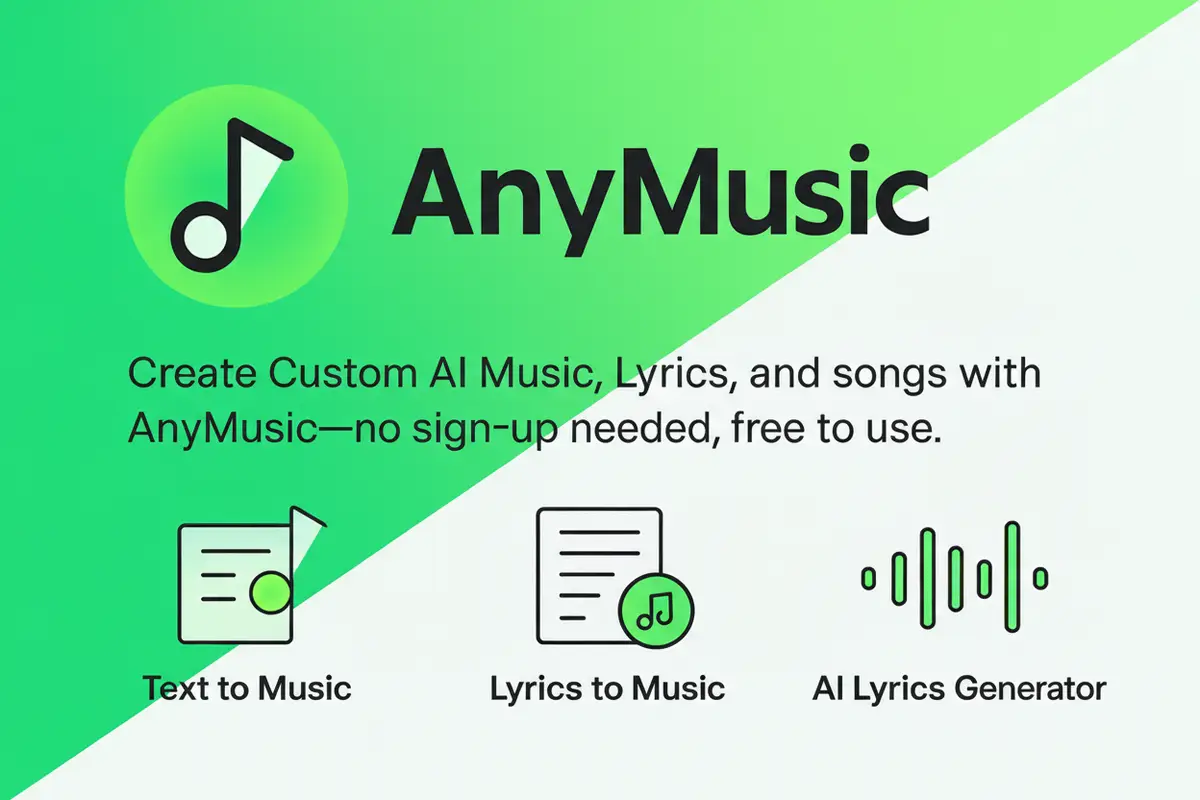 AnyMusic官网首页截图