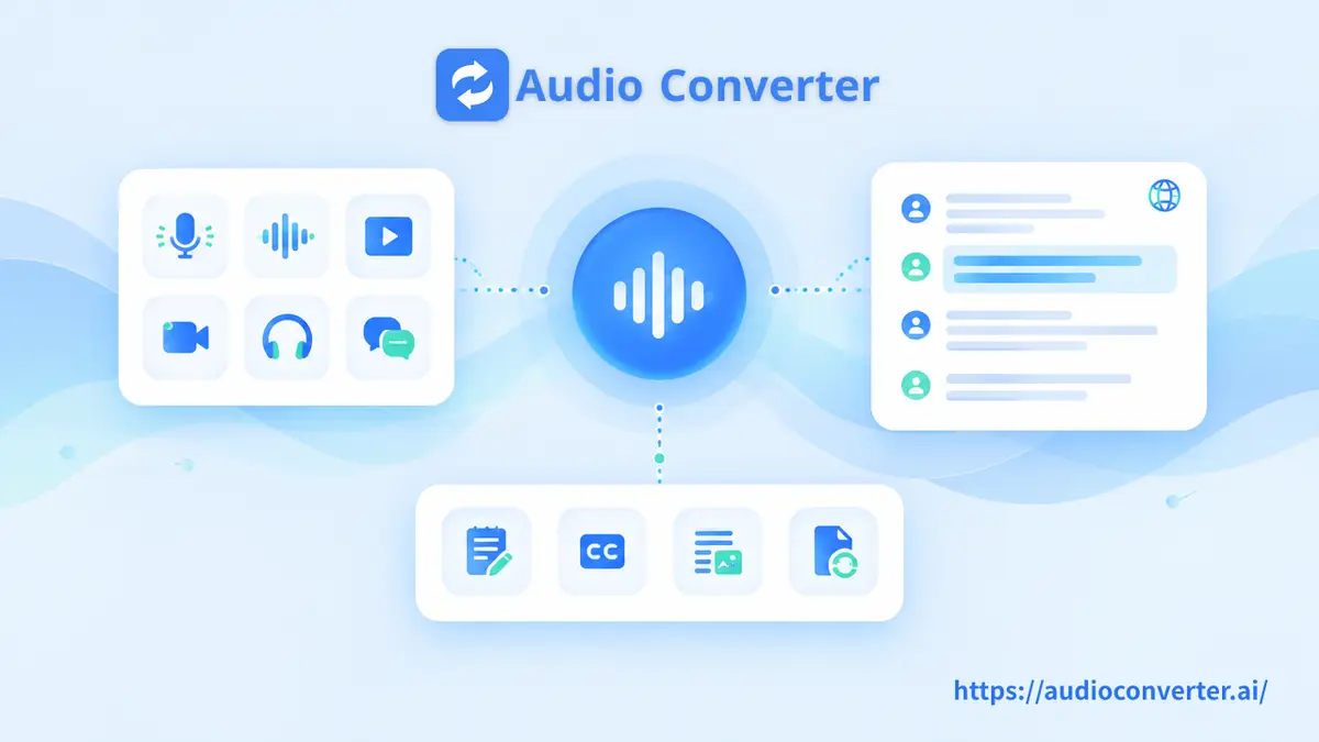 Audio Converter AI官网首页截图