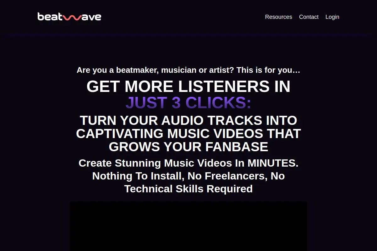 Beatwave官网首页截图