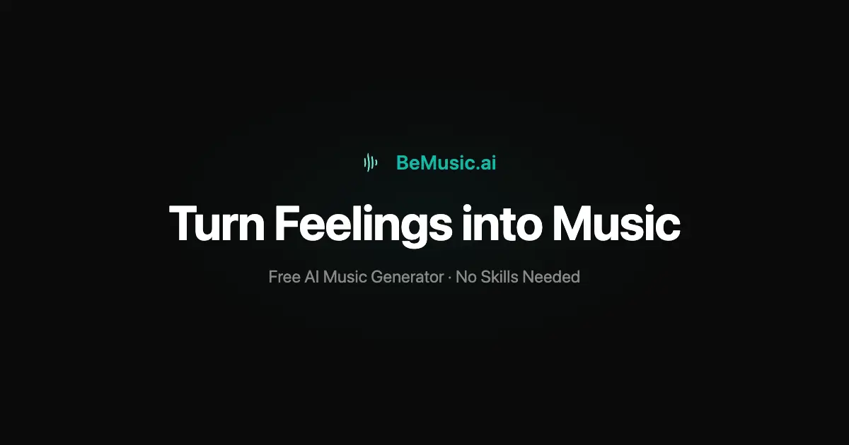 BeMusic AI官网首页截图