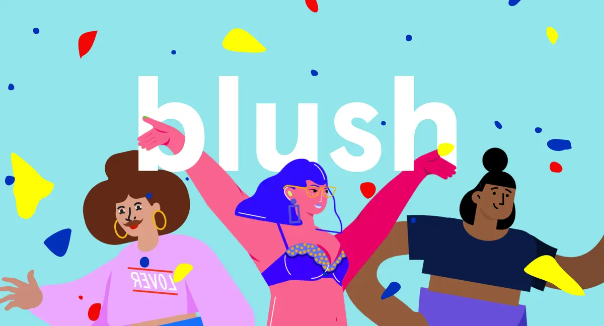 Blush官网首页截图