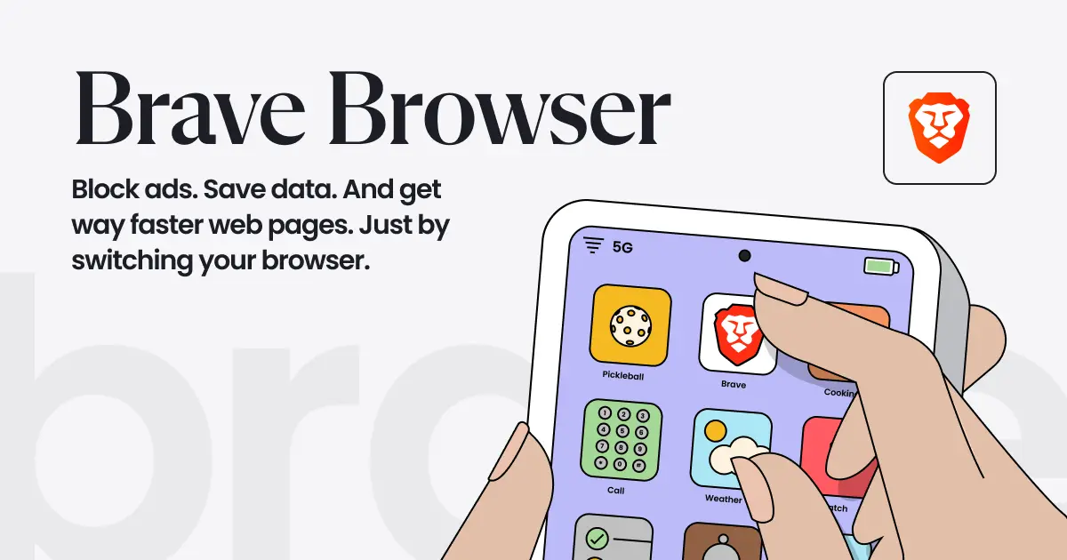 Brave官网首页截图