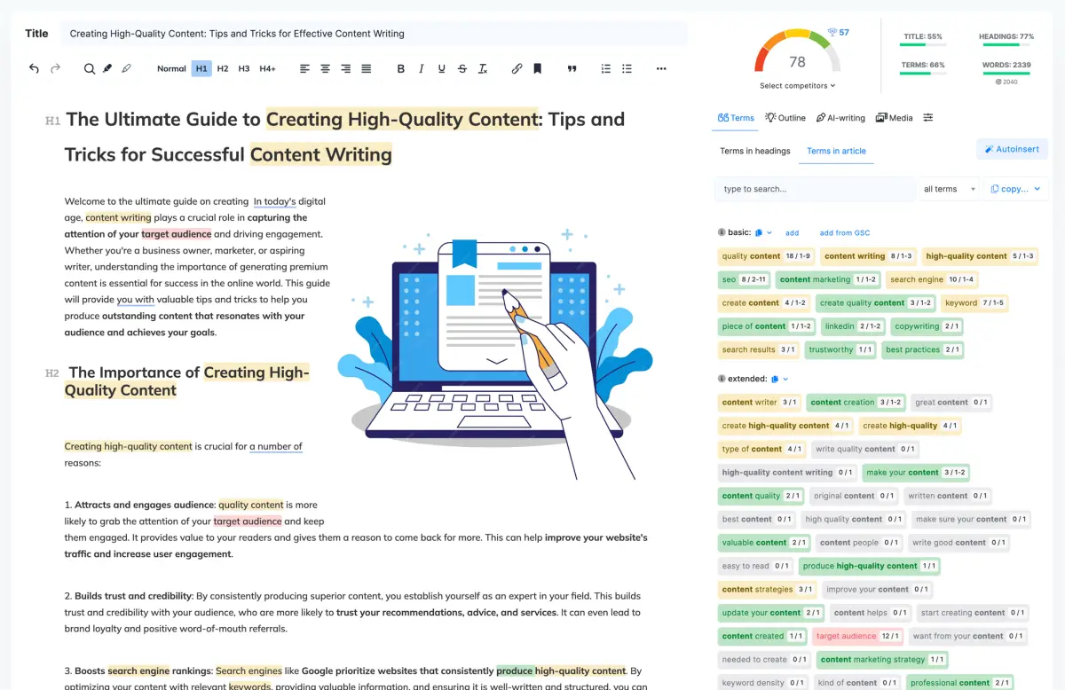 CONTADU Content Intelligence官网首页截图