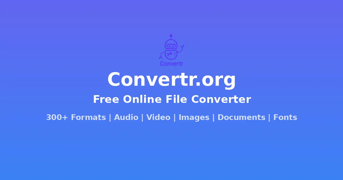 Convertr.org官网首页截图
