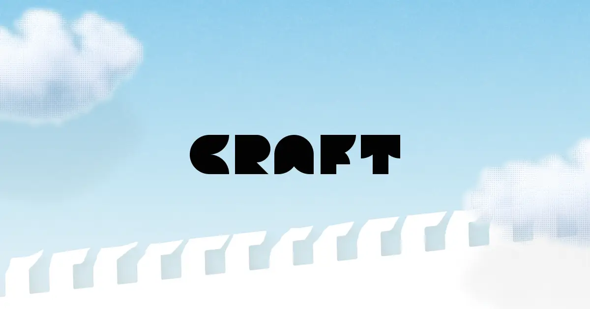 Craft官网首页截图