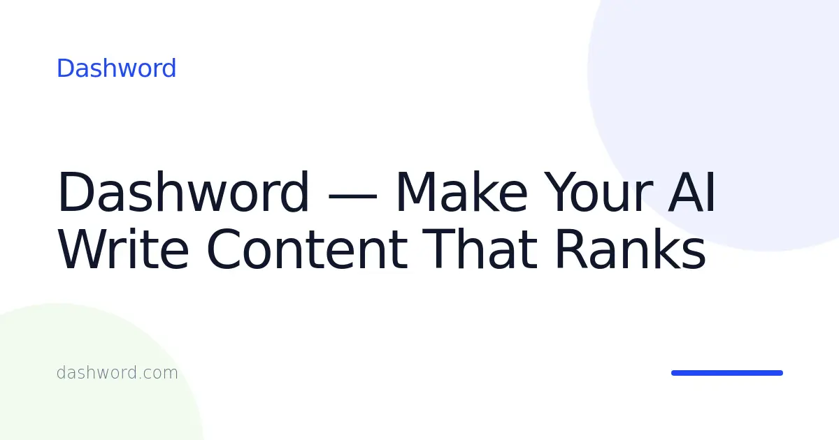 Dashword官网首页截图