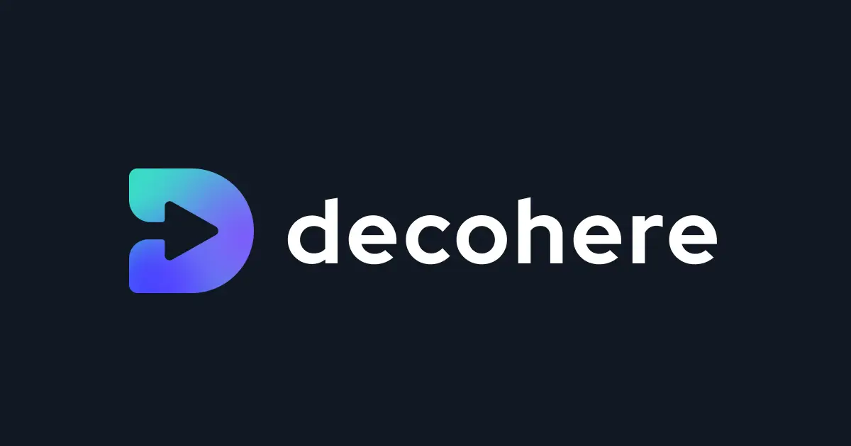 Decohere官网首页截图