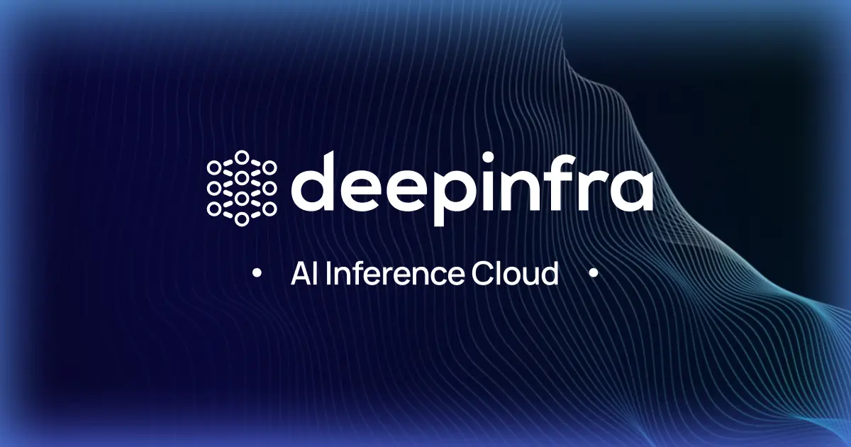 DeepInfra官网首页截图