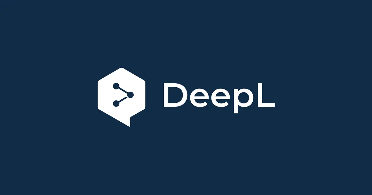 DeepL翻译官网首页截图