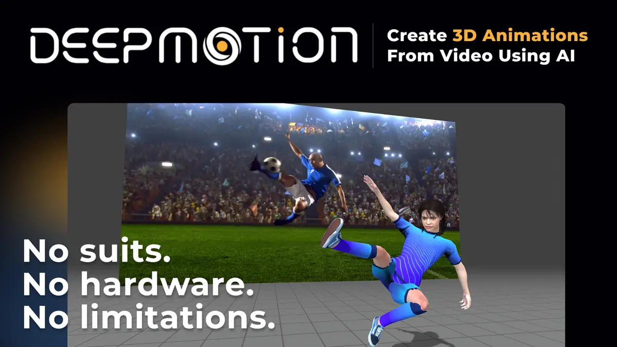 DeepMotion官网首页截图