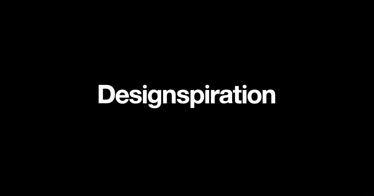 Designspiration官网首页截图