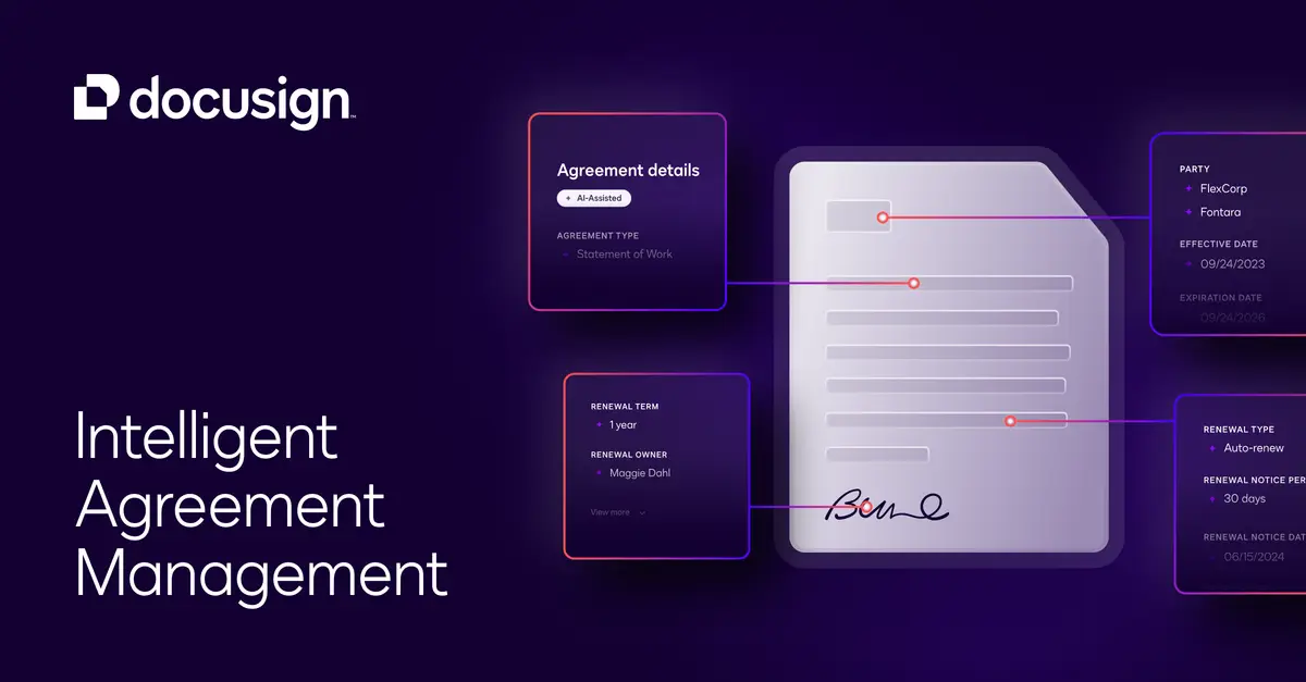 DocuSign官网首页截图