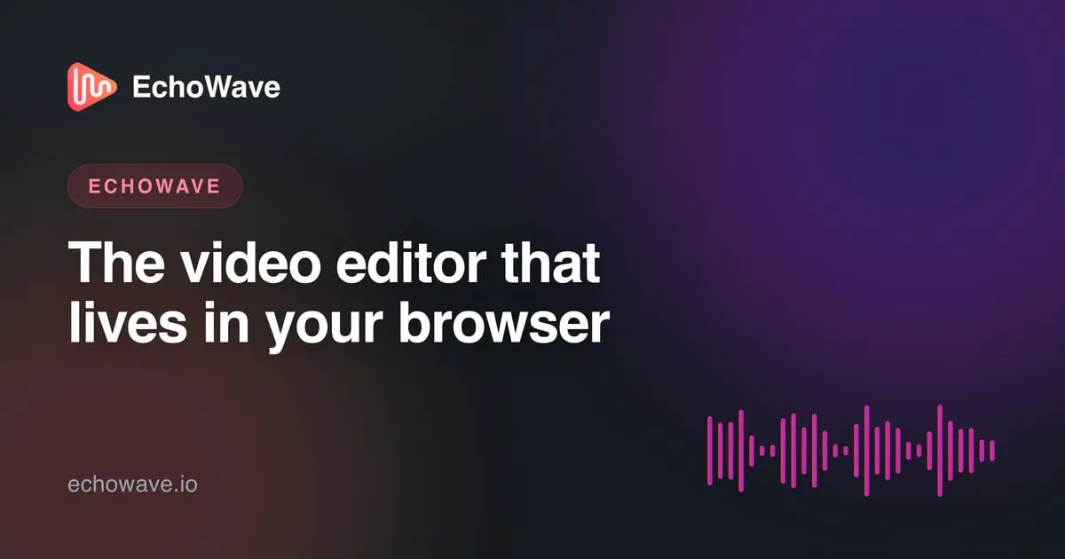 EchoWave官网首页截图