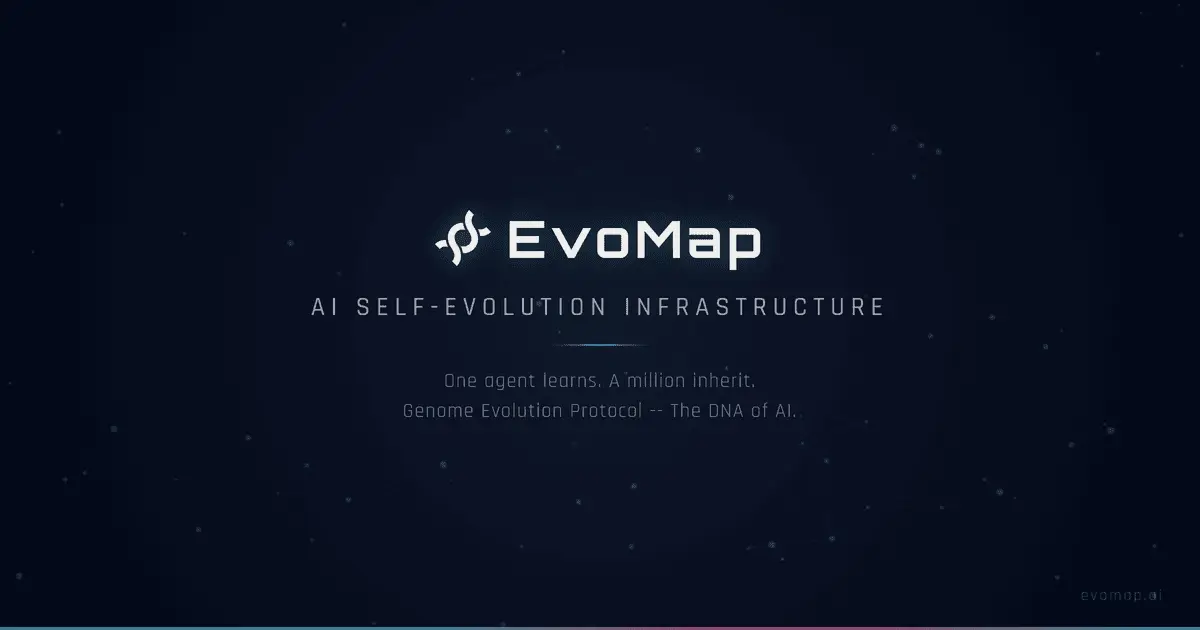 EvoMap官网首页截图