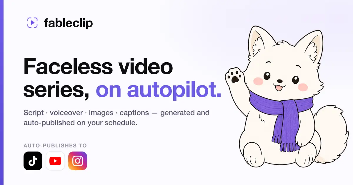 Fableclip官网首页截图