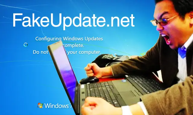 假装Windows升级界面官网首页截图