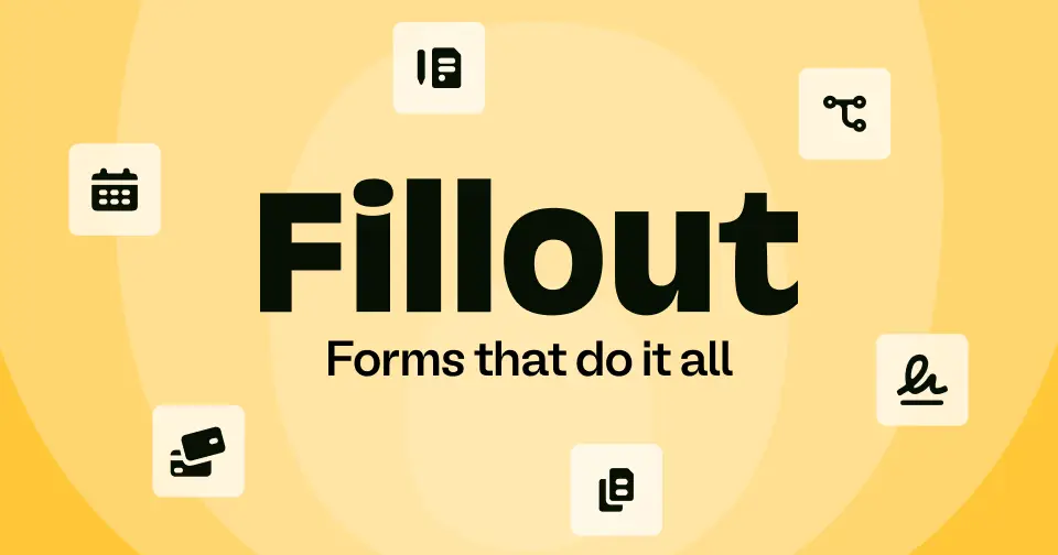 Fillout官网首页截图