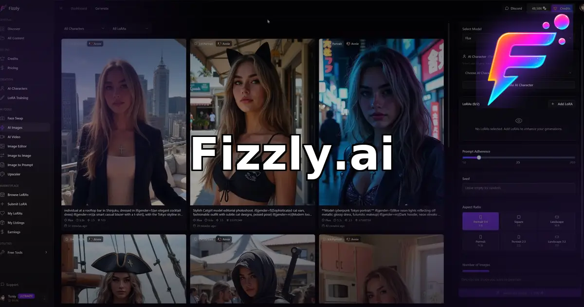 Fizzly AI官网首页截图
