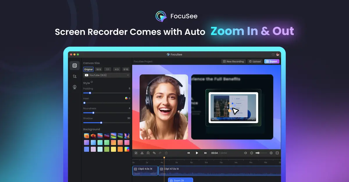 FocuSee官网首页截图