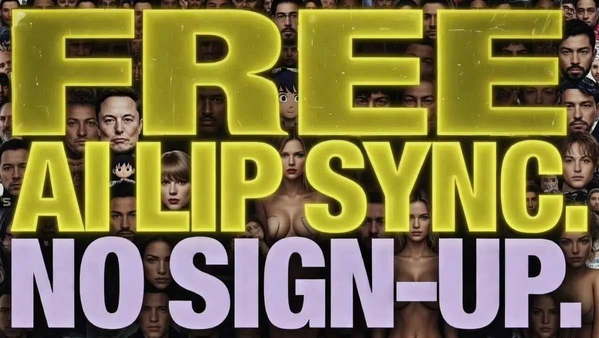FreeLipSync官网首页截图