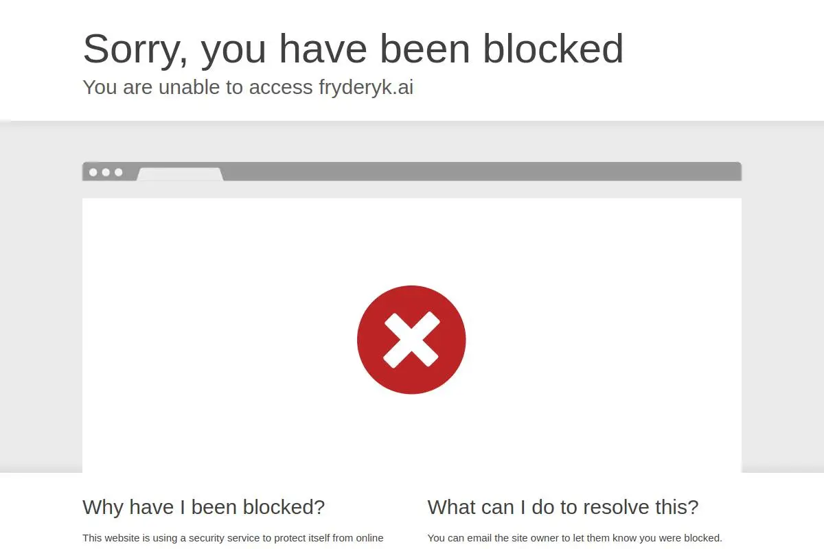 Fryderyk官网首页截图