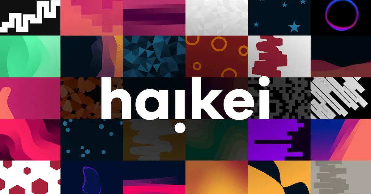 Haikei官网首页截图