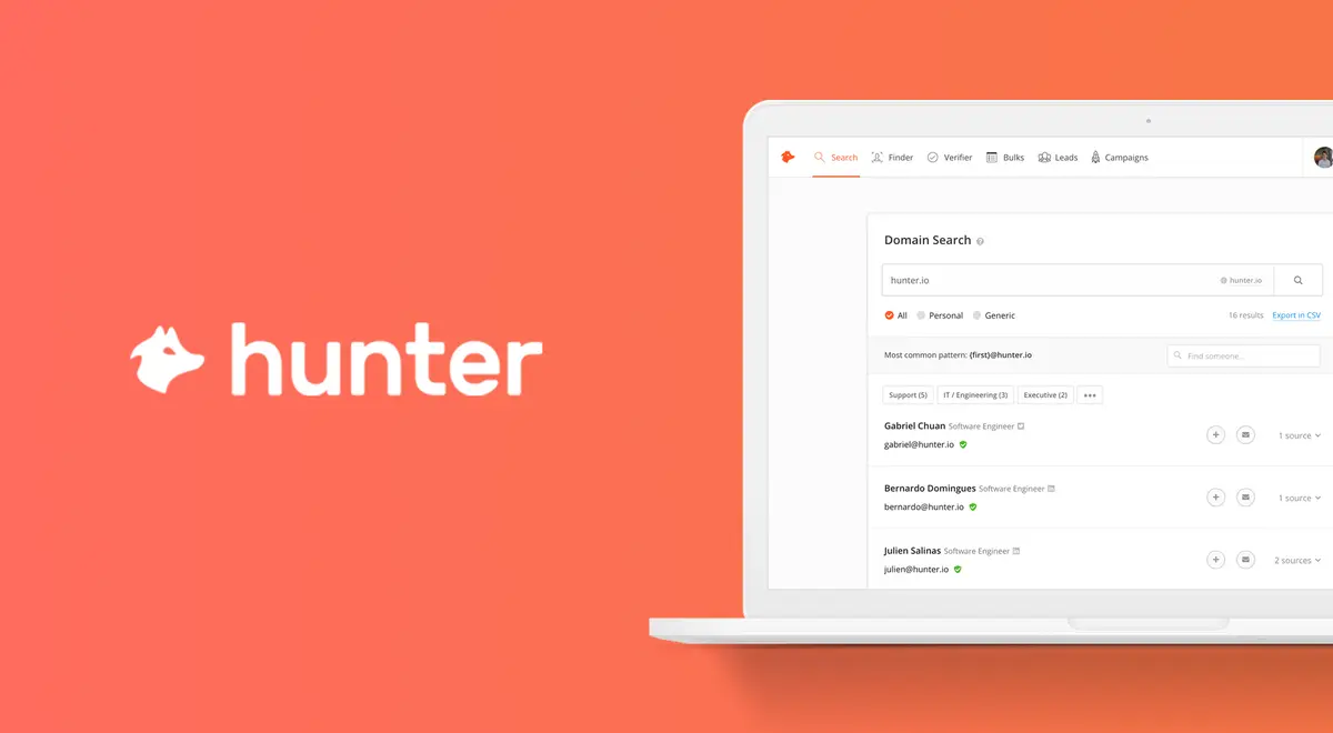 Hunter官网首页截图