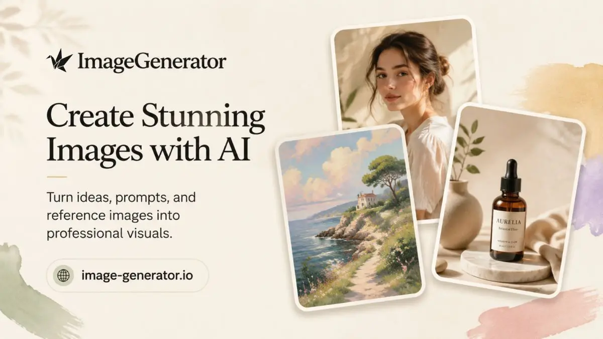 ImageGenerator官网首页截图