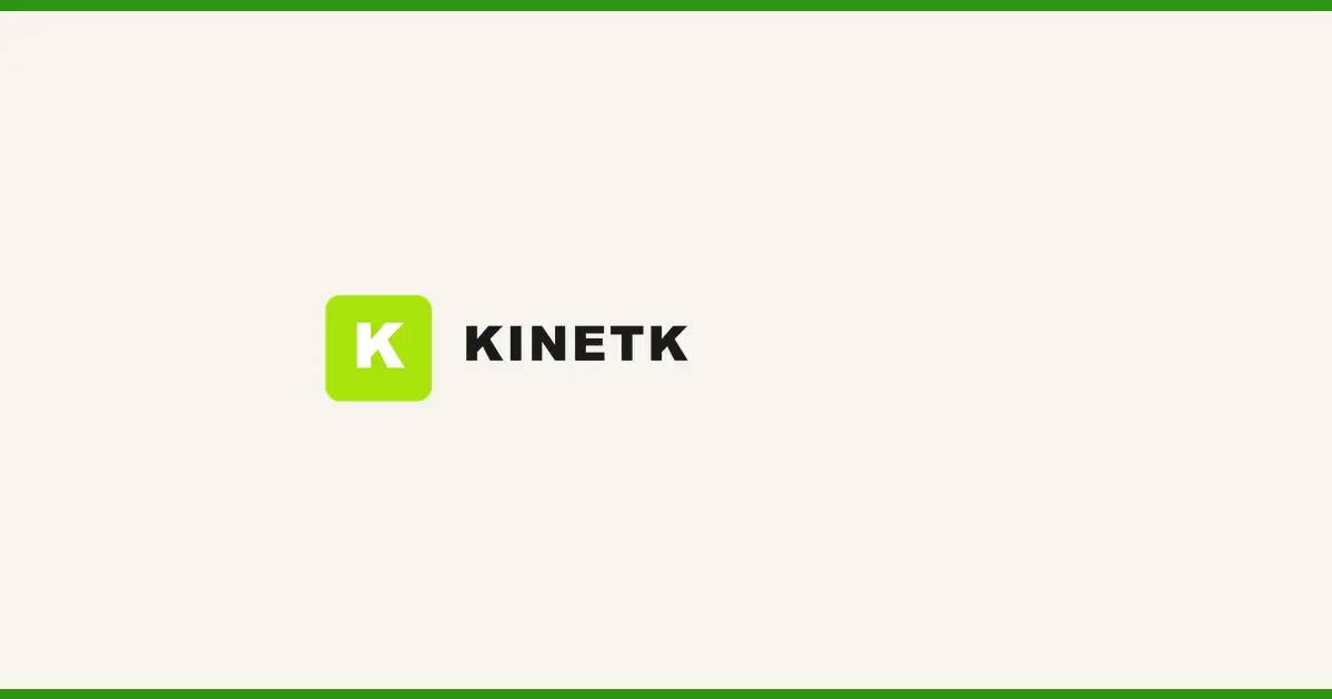 KINETK官网首页截图