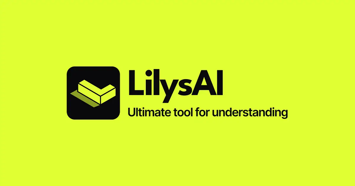 Lilys AI官网首页截图