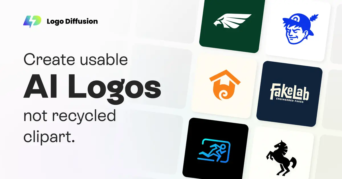Logo Diffusion官网首页截图