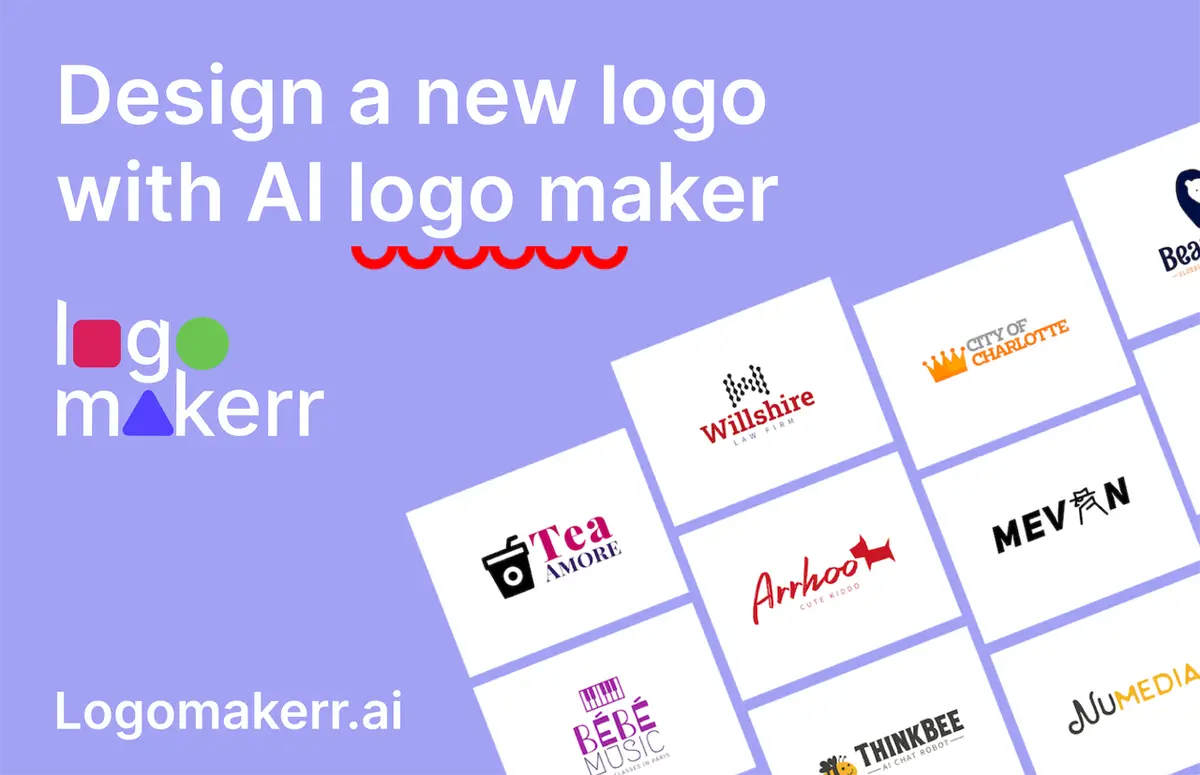 Logomakerr AI官网首页截图