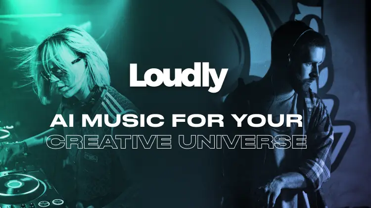 Loudly官网首页截图