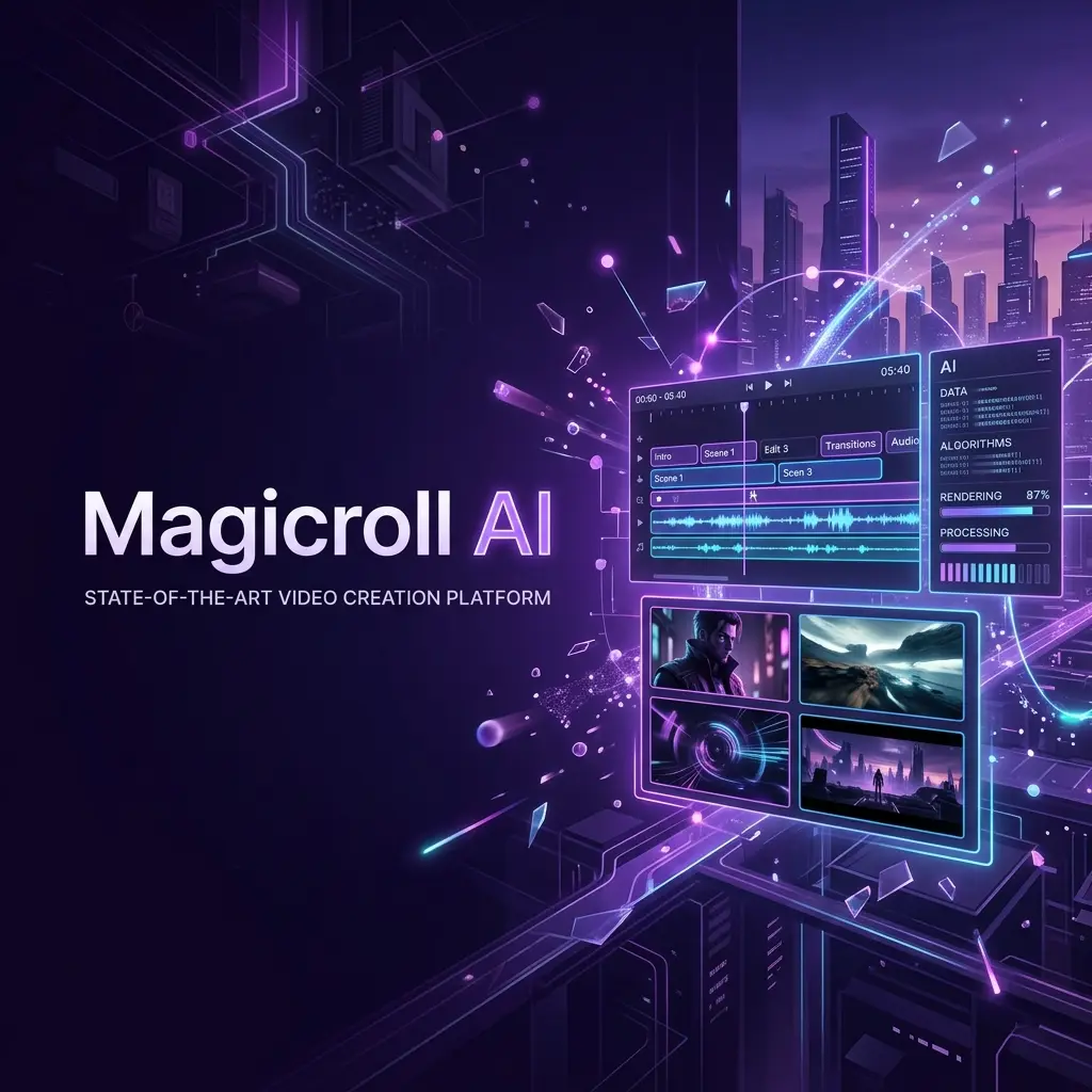 Magicroll AI官网首页截图