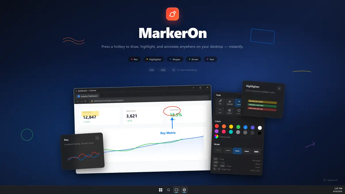 MarkerOn官网首页截图