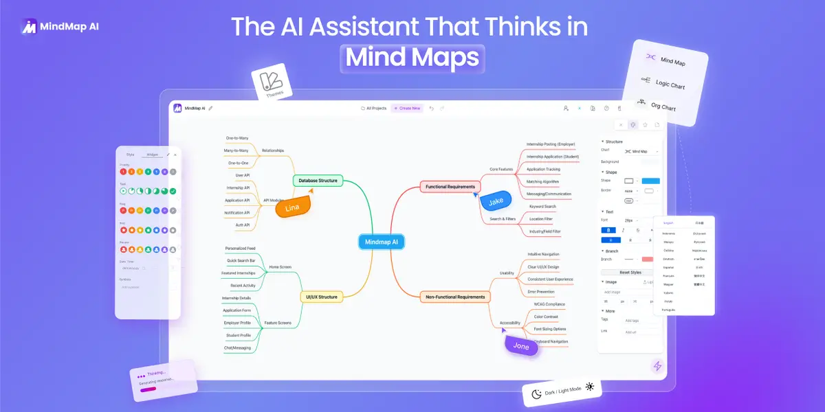 MindMap AI官网首页截图