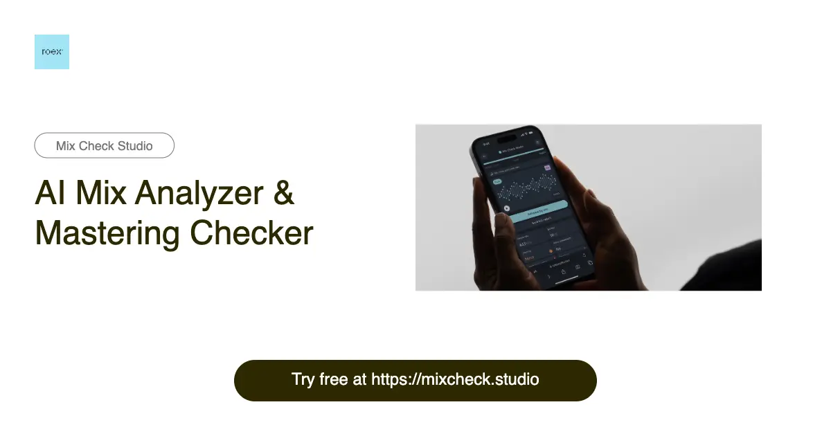 Mixcheck Studio官网首页截图