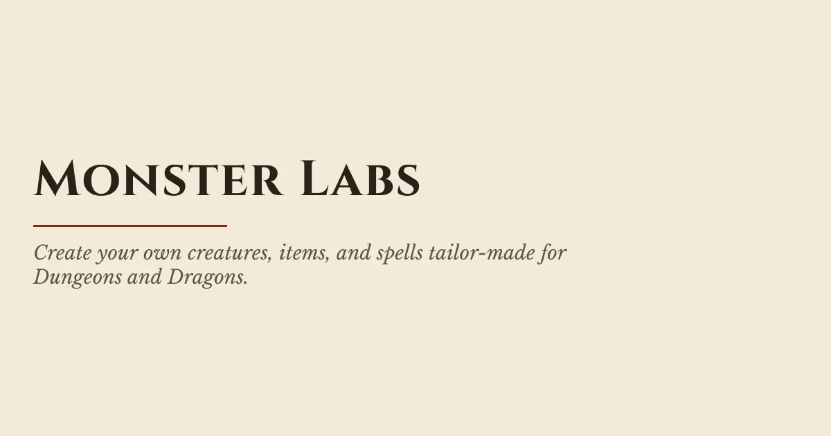 Monster Labs官网首页截图