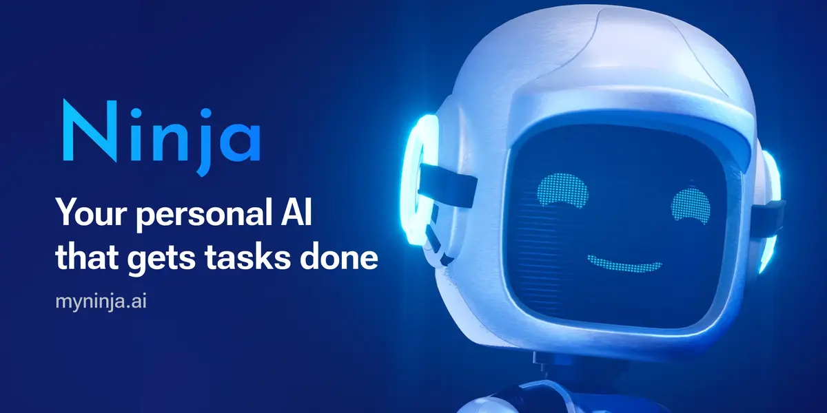 Ninja AI官网首页截图