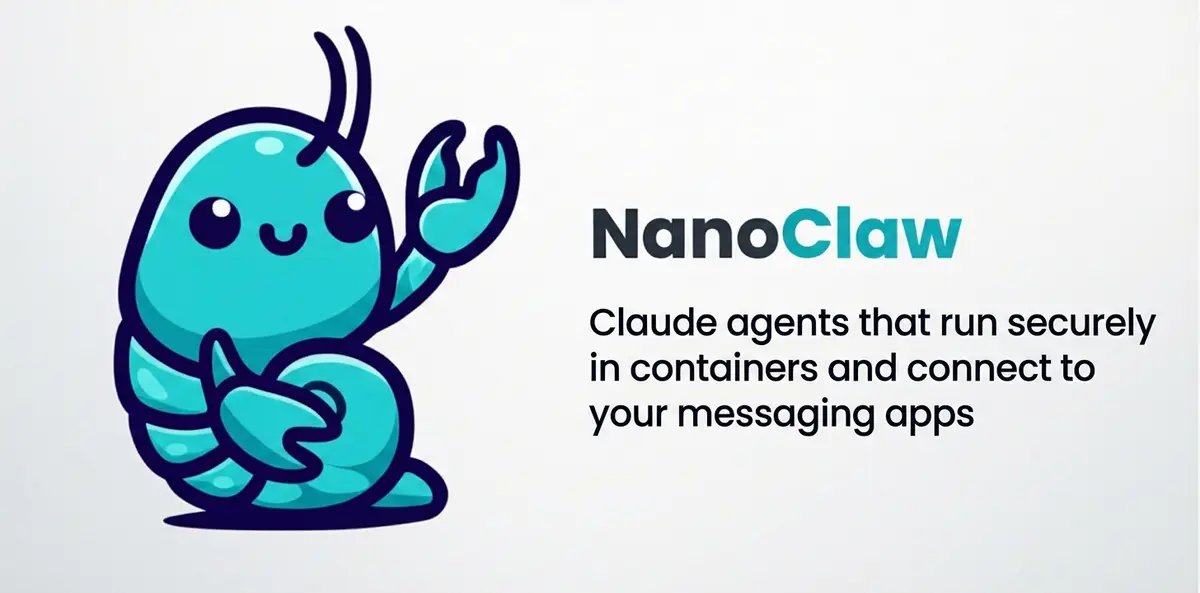 NanoClaw官网首页截图