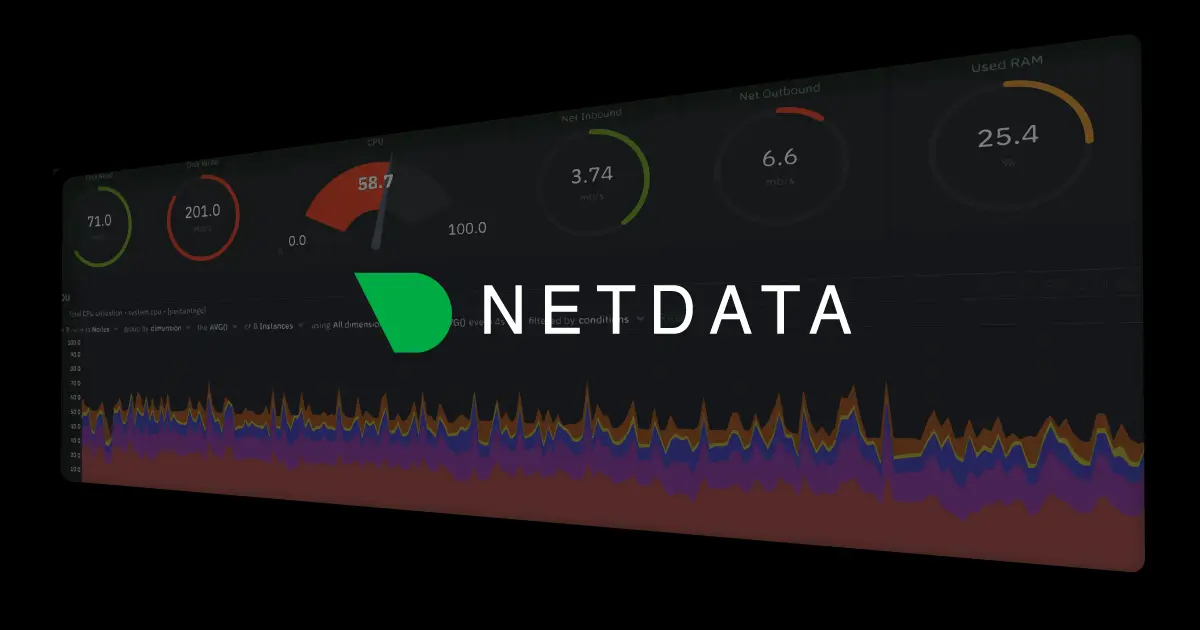 Netdata官网首页截图