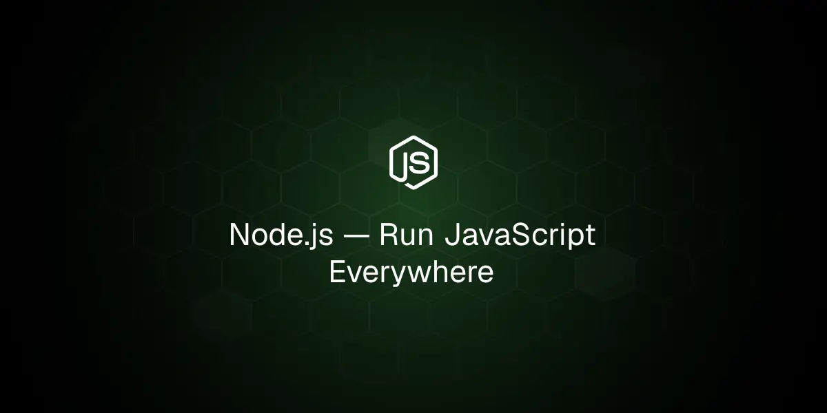 Node.js官网首页截图